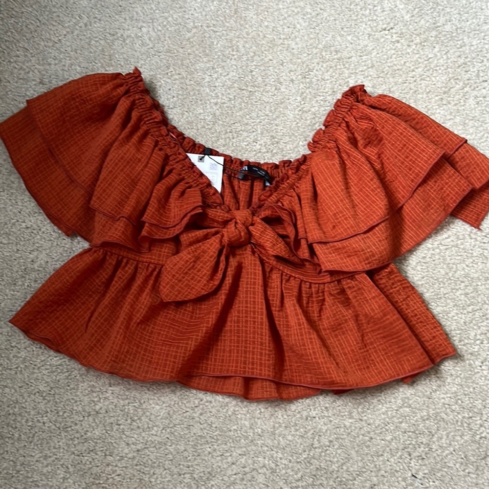 Ruffled Crop Top